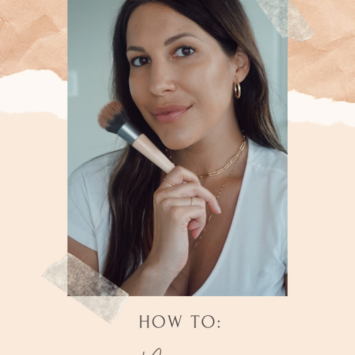 how to get a dewy spring glow